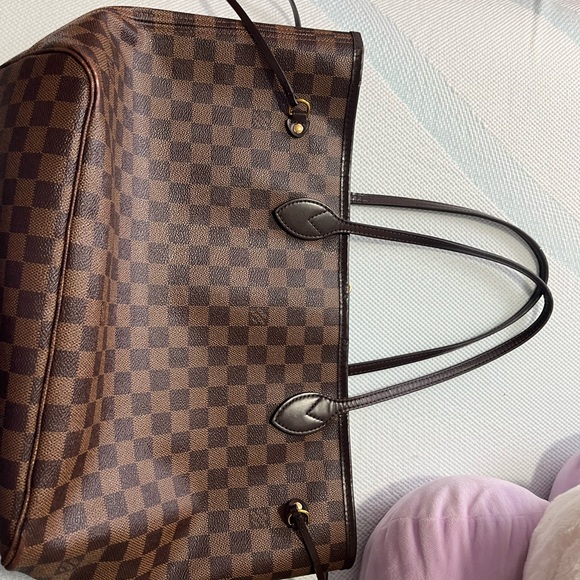 Louis Vuitton Damier tote bag in brown checkered. - Picture 3 of 7